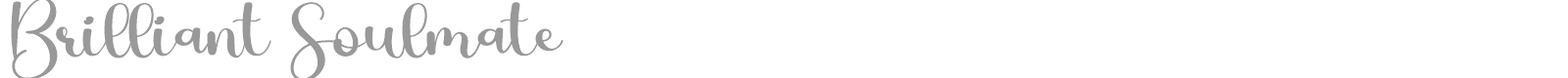 Brilliant Soulmate font preview